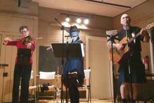 The Kingston Ceili Band performs at Bellrock Hall